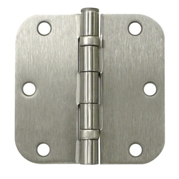 Patioplus 3.5 x 3.5 x 0.62 in. Radius Ball Bearing HingeSatin Nickel - Steel - 50 Case, 2PK PA843264 - main